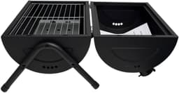 Compacte Draagbare kolen BBQ van Wolff BBQ - Handig voor op de camping op het strand of in een park - Smoker Barbecue - Draagbare lichtgewicht bbq - Met Thermometer en lucht doorvoer. Laat je vlees langzaam garen. Koop TIP — thumbnail 5