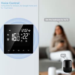 Slimme Wifi Thermostaat voor Vloerverwarming - Programmeerbaar met LCD Scherm — thumbnail 3