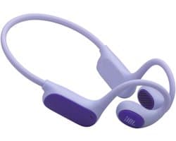 JBL Junior Free - Kinderkoptelefoon Draadloos - Bluetooth - Kindveilig Volume - Open ear - 20 uur - Paars