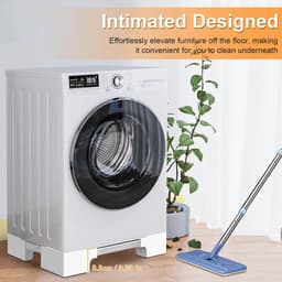 Wasmachine Verhoger - Ombouw - Kast - Wit — thumbnail 5
