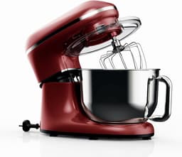 Quvo® Deegmachine - Elektrische Deegmixer - Keukenmixer - 6.2L - Mixen en Mengen- Rood - 38cm x 24cm x 32cm — thumbnail 2