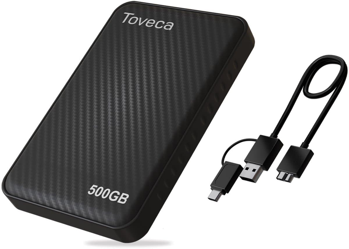 Toveca Externe harde schijf 500 GB - USB 3.0 Harde schijf extern - HDD — afbeelding 1