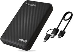 Toveca Externe harde schijf 500 GB - USB 3.0 Harde schijf extern - HDD — thumbnail 1