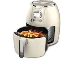 Westinghouse Retro Airfryer - 1500W - Heteluchtfriteuse - 4L - PFAS-Vrij - tot 200 Graden - Tot 4 personen - Wit