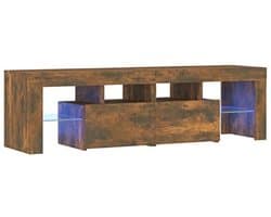 TV meubel met LED verlichting 140x36.5x40 cm