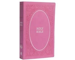 NKJV, Holy Bible, Soft Touch Edition, Leathersoft, Pink, Comfort Print: Holy Bible, New King James Version