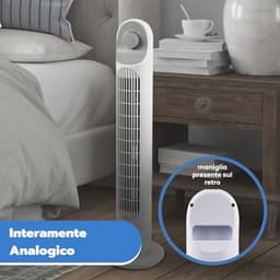 Verticale ventilator 81 cm met 3 snelheden en automatische oscillatie voor efficiënt koelen — thumbnail 5