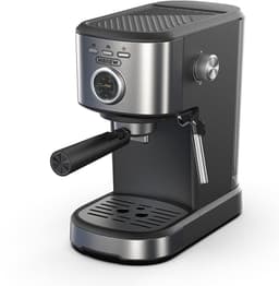 HiBREW H5A Espresso Machine – koffiezetapparaat – 15 Bar – Nauwkeurige Temperatuurmeter – Sterke Stoomfunctie – 1.2L – Melkopschuimer – One-Touch Koffiezetapparaat — thumbnail 1
