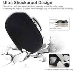Draagtas voor Meta Quest 3 VR Headset en Gaming Controller - Waterdichte en Schokbestendige Hard Case met Opbergruimte — thumbnail 2