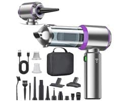 Draadloze 4-in-1 Handstofzuiger met Sterke Zuigkracht en 3 Snelheden