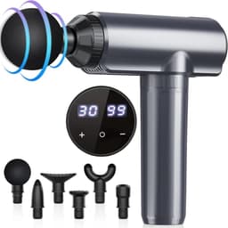 White-Label® Massage Gun Professioneel - Massage Apparaat - Theragun - Grijs — thumbnail 1