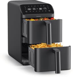 Brabantia Dubbele Airfryer XXL - 10 Liter - Gestapelde Lades - PFAS-Vrij - 2700W Vermogen - 6 Kookprogramma's - BBEK1240 — thumbnail 1