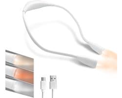 Oplaadbare Dimbare Boeklamp met 4 LED's en 3 Lichtmodi
