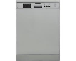 Heinner HDW-FS6006DSE++ Vrijstaand Vaatwasser – 12 Couverts – 6 Programma’s met Delicate & Eco Programma – AquaStop – LED Display – Donkergrijs – 5 Jaar Garantie