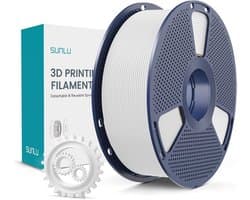 PLA+ Filament 1.75 mm Wit - Sterk en Duurzaam 3D Printer Materiaal - 1kg Spoel