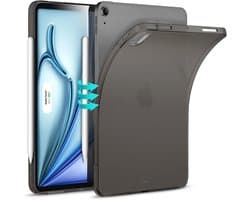 Matte Beschermhoes voor iPad Air 5e en 4e Generatie - Transparante Achterkant - Houder voor Potlood - Project Zero Serie