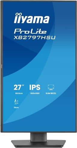 iiyama PtoLite XB2797HSU-B1 - 27 inch - Full HD - IPS - USB-Hub (4x) - Verstelbaar — thumbnail 5