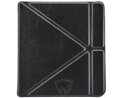 Origami Hoesje - Sleepcover Geschikt voor Kobo Libra Colour - Hoes Cover - Zwart* - ereader hoesje - cover