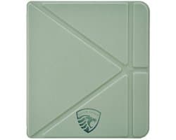 Origami Hoesje - Sleepcover Geschikt voor Kobo Libra Colour - Hoes Cover - Agave Green Blue* - ereader hoesje - cover