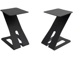 Showgear Table Monitor Z-Stand Twee studiomonitor speaker tafelstatieven - zwart