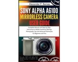 Sony Alpha a6100 Mirrorless Camera User Guide