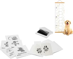 Pootafdruk Stempelset met Groeimeter voor Honden en Puppy's — thumbnail 1