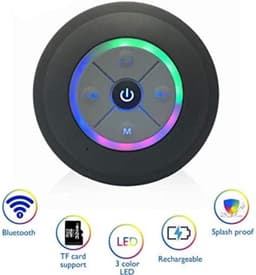 White-Label® Douche Speaker - Draagbare Radio - Bluetooth - Waterdicht — thumbnail 2