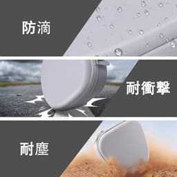 Hard Protective Case voor Noise Cancelling Hoofdtelefoon - Wit — thumbnail 3