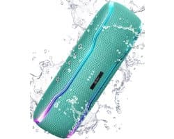 Draagbare Bluetooth luidspreker - IPX7 waterdicht, met kleurrijke lichten en krachtige bas, 24 uur batterij