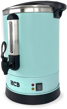 HCB® - Professionele Horeca Percolator - 14,3 liter - 95 kopjes - 230V - RVS / INOX Perculator - Elektrisch koffiezetapparaat - Volautomatische koffiemachine - 33x37x46 cm (DxBxH) - 2.70 kg - 1359 — thumbnail 1