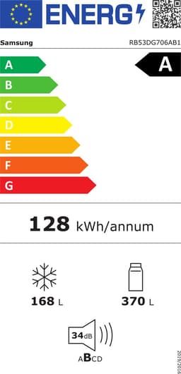 Samsung RB53DG706AB1 - Koel-vriescombinatie - Extra breed - AI Energy Mode — thumbnail 3