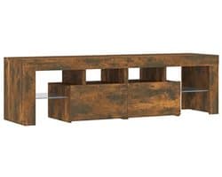 TV meubel met LED verlichting 140x36.5x40 cm