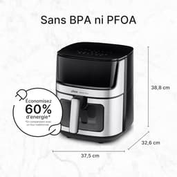 Heteluchtfriteuse 8 Liter met Stoomfunctie - Digitale Airfryer XXL — thumbnail 2