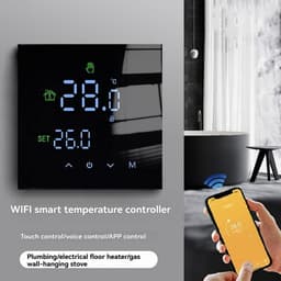 Slimme WiFi Thermostaat met Voorgeprogrammeerde Instellingen voor Vloerverwarming en Boiler — thumbnail 3