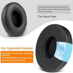 Verkoelende Gel Earpads Vervanging voor Beats Solo 4 On-Ear Koptelefoons — thumbnail 5