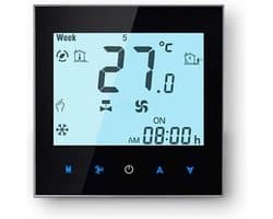Programmeerbare WiFi Thermostaat met Touchscreen voor Verwarming & Airconditioning - Spraakbediening