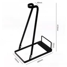Stofzuigerstandaard - Universele standaard - stofzuiger standaard - Vloerstandaard - Compatibel met Dyson stofzuigers - Metaal - Zwart — thumbnail 4