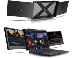 Draagbare Dubbele Monitorverlenger 11,6 Inch FHD IPS Scherm voor Laptops tot 17"