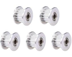 Aluminium Tandwiel Poelie voor 3D Printer met 16 Tanden voor 6mm Brede Tandriem