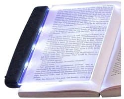 Ynkkvre - Draadloos Leeslampje voor Boek - Leeslamp - Boekenlegger Lamp - Boeklamp - Geen Verstrooiend Licht - 50+ Uur Batterijduur - Instelbare Helderheid - Superlicht 105 Gram