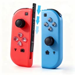 Namajunas - Draadloze Controller geschikt voor Nintendo Switch/OLED/LITE - Gamepad - Geschikt voor Switch Joy-Con Controller paar - 6-assige gyroscoop - Ondersteuning voor ontwaken/screenshot & Turbo - Niet geschikt voor Nintendo Switch 2 — thumbnail 1