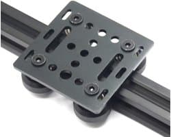 V-Wiel met Montageplaat voor 2020 Aluminium Profiel - Geschikt voor CNC & 3D Printer