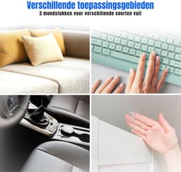 RVV® Steelstofzuiger met snoer - Steelstofzuiger - Stofzuiger - Zwart - ‎31cm x 35cm x 25cm — thumbnail 5