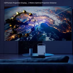 NAXSIR Beamer voor Thuis - Full HD 600P Draagbare Projector - Slaapkamer & Buiten — thumbnail 2