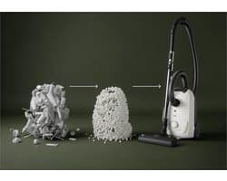 CleanMaster 5000 – Stofzuiger met Zak – Hoge Zuigkracht – 37% Gerecycled Plastic – AllFloor Click-zuigmond – 2-in-1 Multifunctionele Mondstuk – 8,5m Actieradius – Wasbaar Hygiënefilter – Voor Alle Vloeren