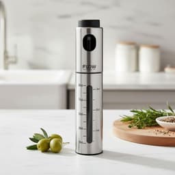 Flow Goods Olijfolie Sprayer – Luxe Sprayer met Trechter – Olie Spray - Navulbare Olijfolie Verstuiver – 100 ML – Cooking Spray – BBQ Accesoires – Airfryer — thumbnail 3