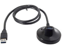 USB 3.0 Type-A Mannelijk naar Vrouwelijk Uitbreidingsdockstation 0.8m