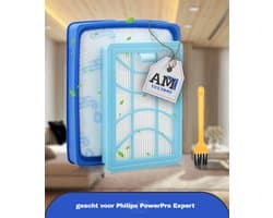 Filters voor Philips PowerPro Expert (FC9729 FC9741 FC9742 FC9743 FC9744 FC9745 FC9746), filter voor Philips Power(FC8003/01|FC6042/01|CP0616 en CP0617) / 2 stuks