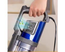 DualForce 680W – Snoer Stofzuiger 60KPa – 7m Kabel – HEPA Filter – Dubbele Handgreep – 800ml Stofreservoir – Voor Harde Vloeren & Tapijt – Stil & Krachtig – Oranje