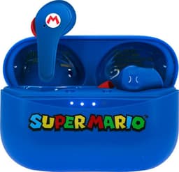 Super Mario - draadloze oordopjes - met oplaadcase - touch control - extra eartips - TWS earpods bluetooth — thumbnail 1